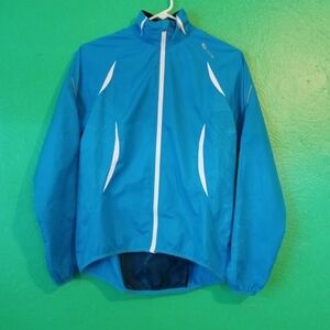 Sugoi Blue Cycling Windbreaker Jacket
